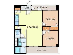 ピポットコート今池の物件間取画像